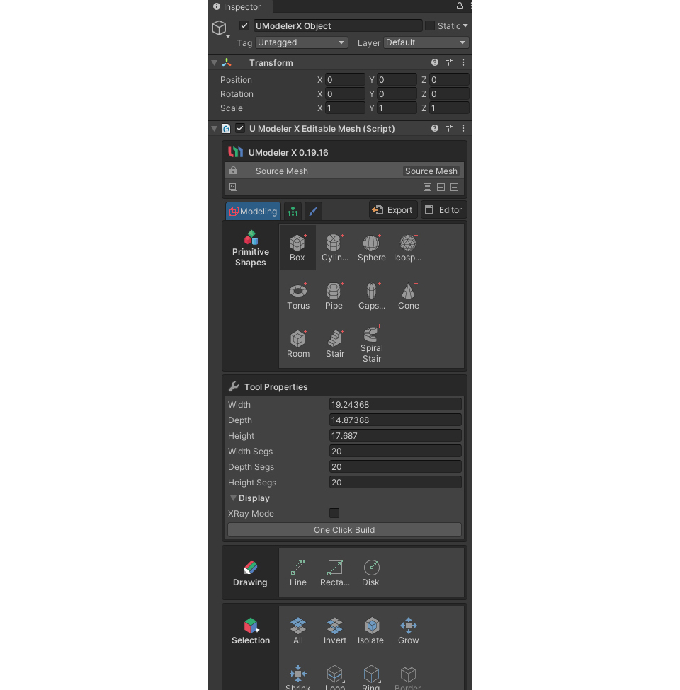 Unity Interface-Inspector