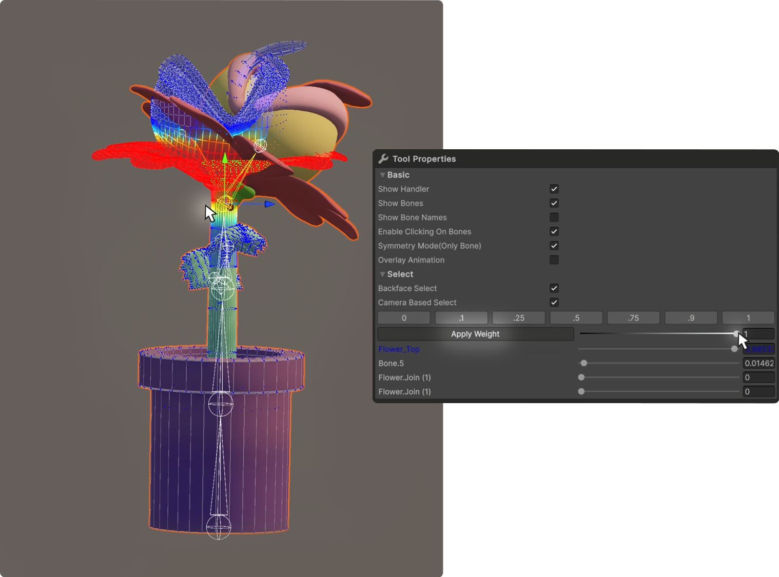 Rigging Mode Weight