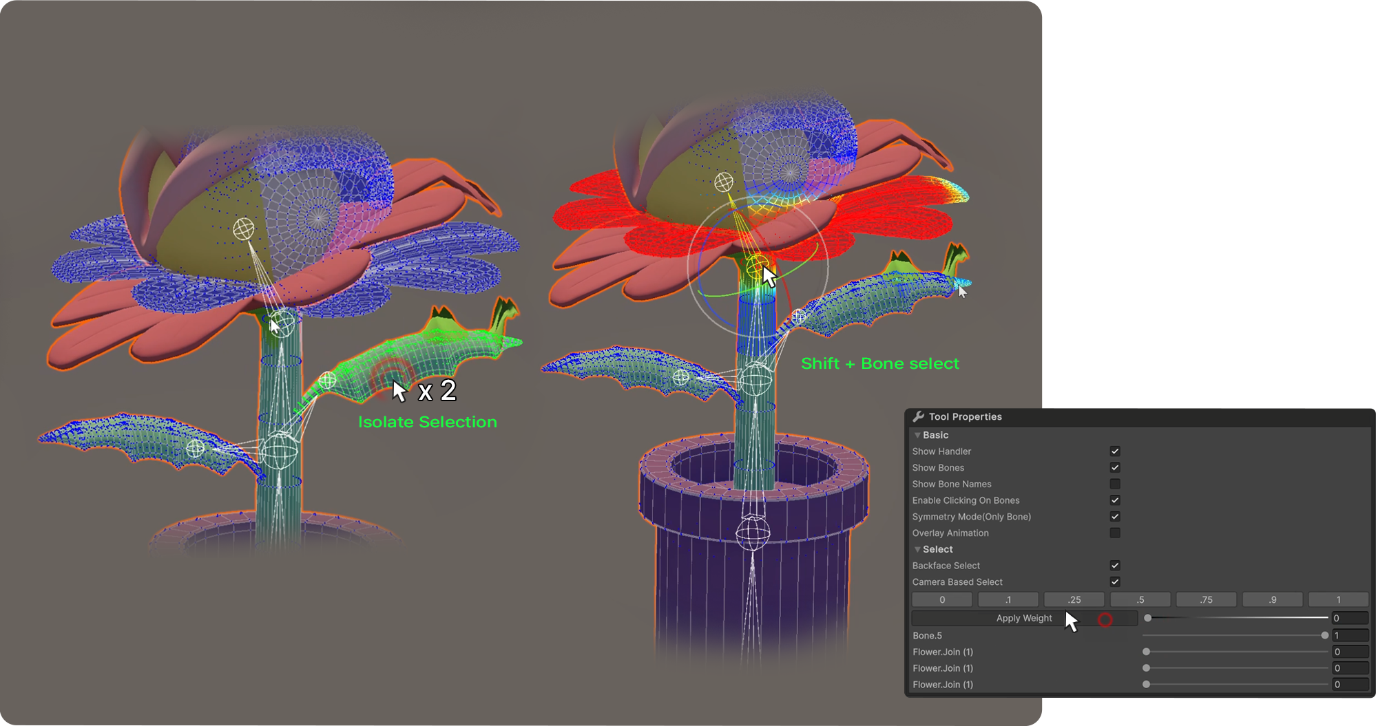 Rigging Mode Weight