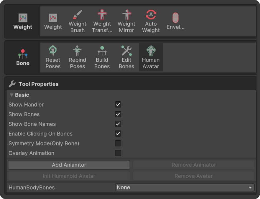 Rigging Mode Edit Bones