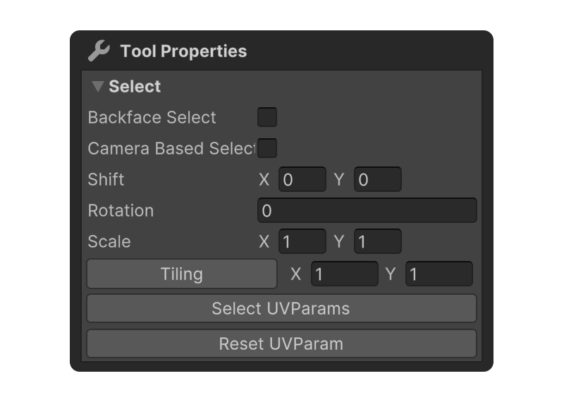 UV Param Properties