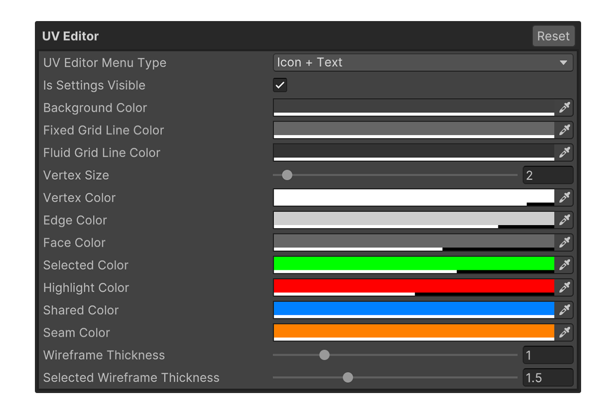 Preference UV Editor