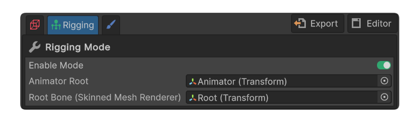 Root Bone Setting Property