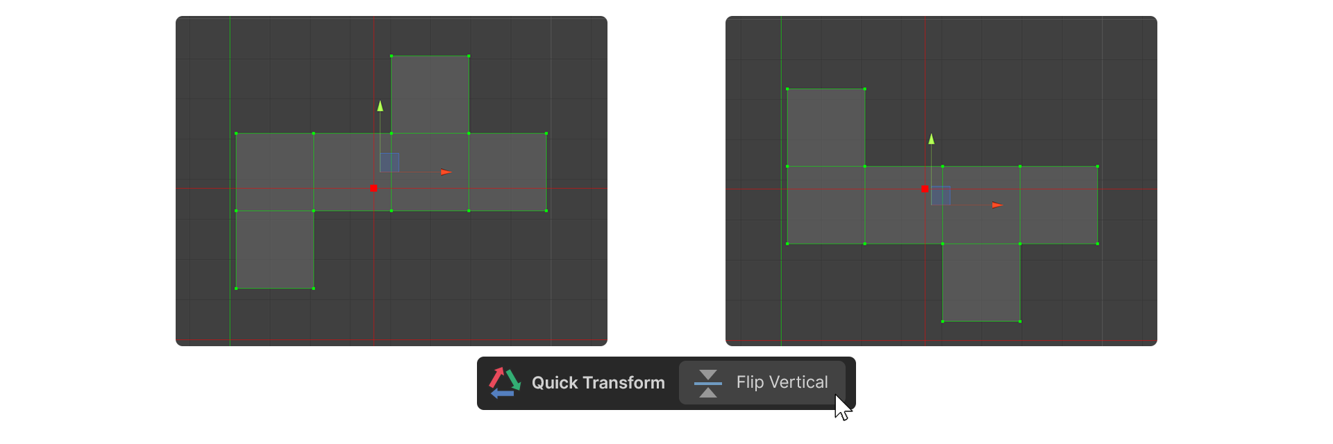 Flip Vertical Tool Cursor