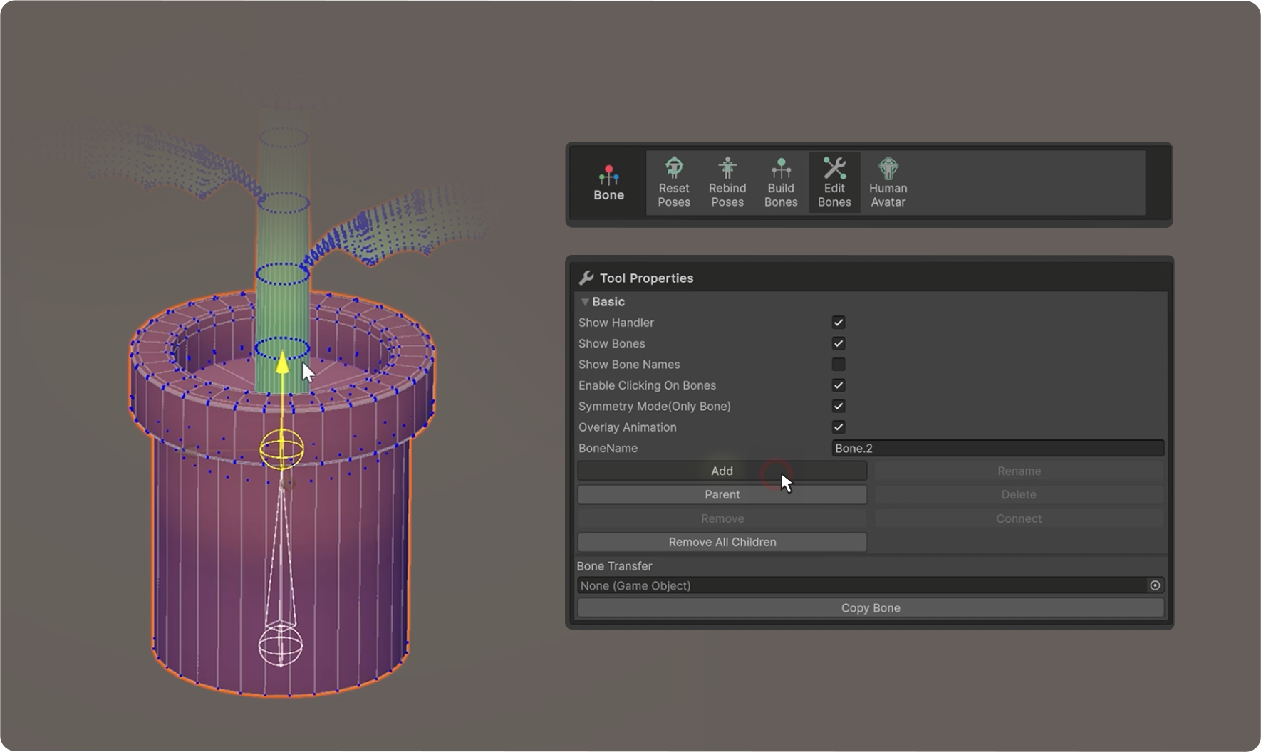 Rigging Mode Weight