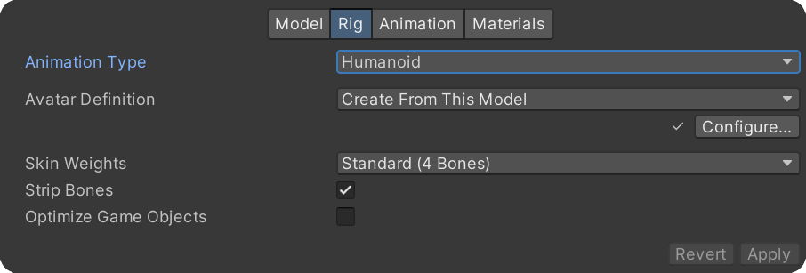 Rigging Mode Edit Bones