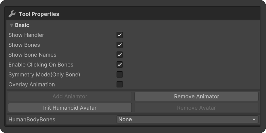 Weight Tool Properties Basic