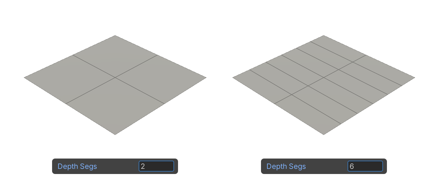 Rectangle Tool Depth Segs