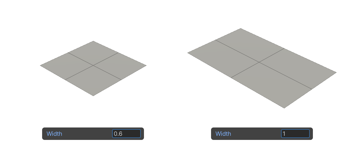 Rectangle Tool Width