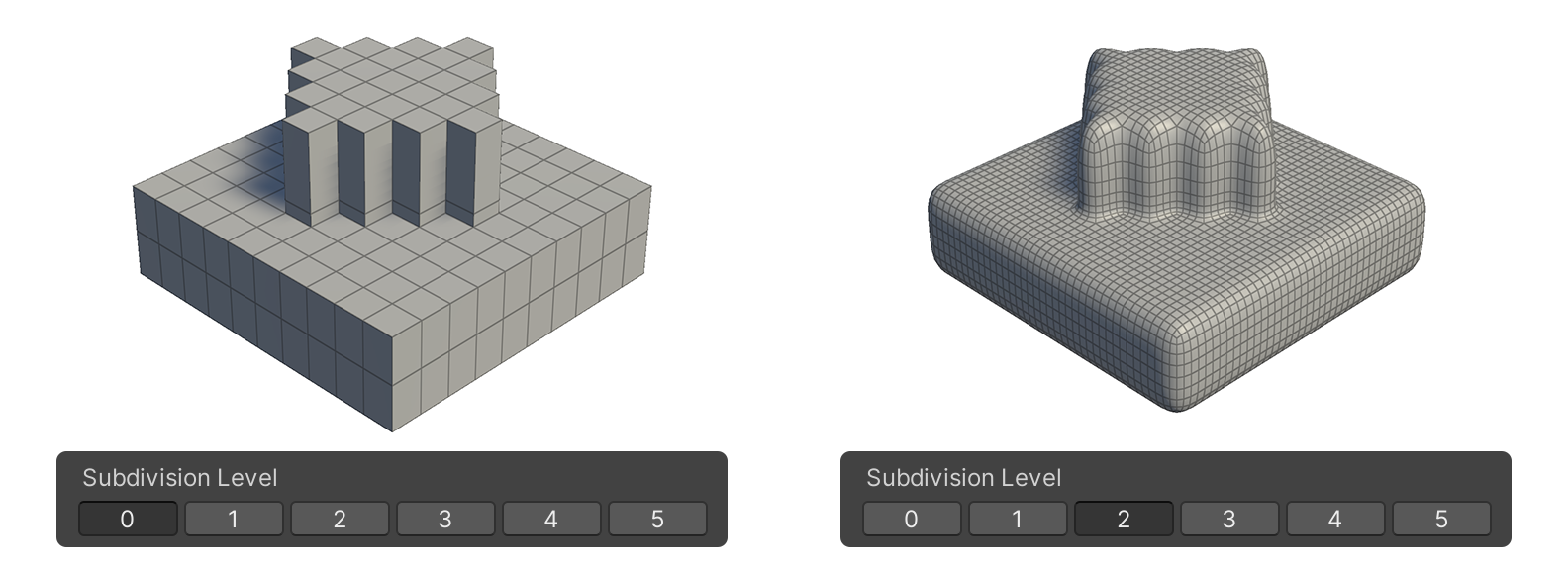 Subdivide Modifier Level
