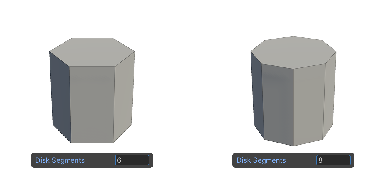 Cylinder Tool Disk Segments