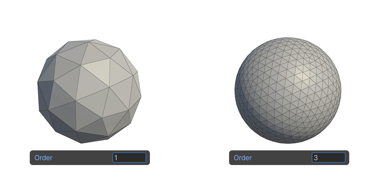 Icosphere Tool Order