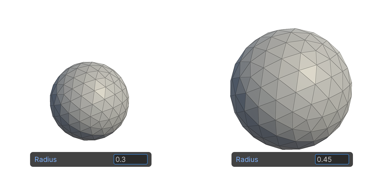 Icosphere Tool Radius