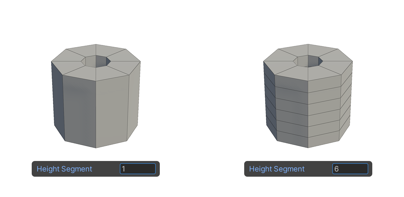 Pipe Tool Height Segment