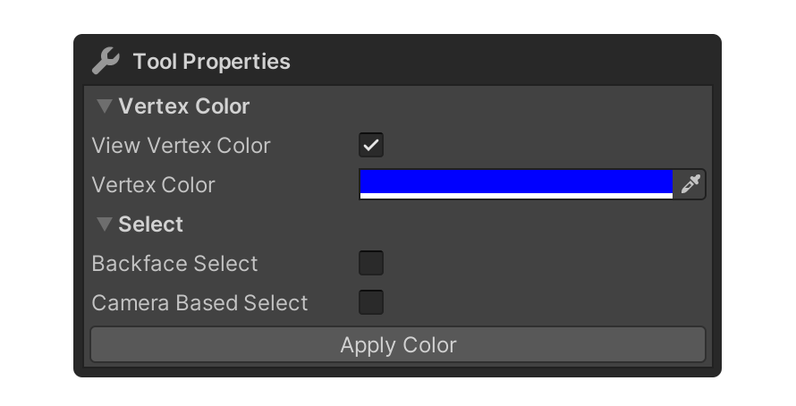 Vertex Color Properties