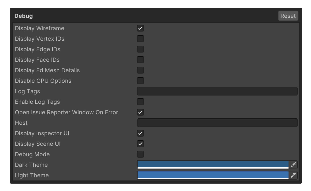 Preference Debug