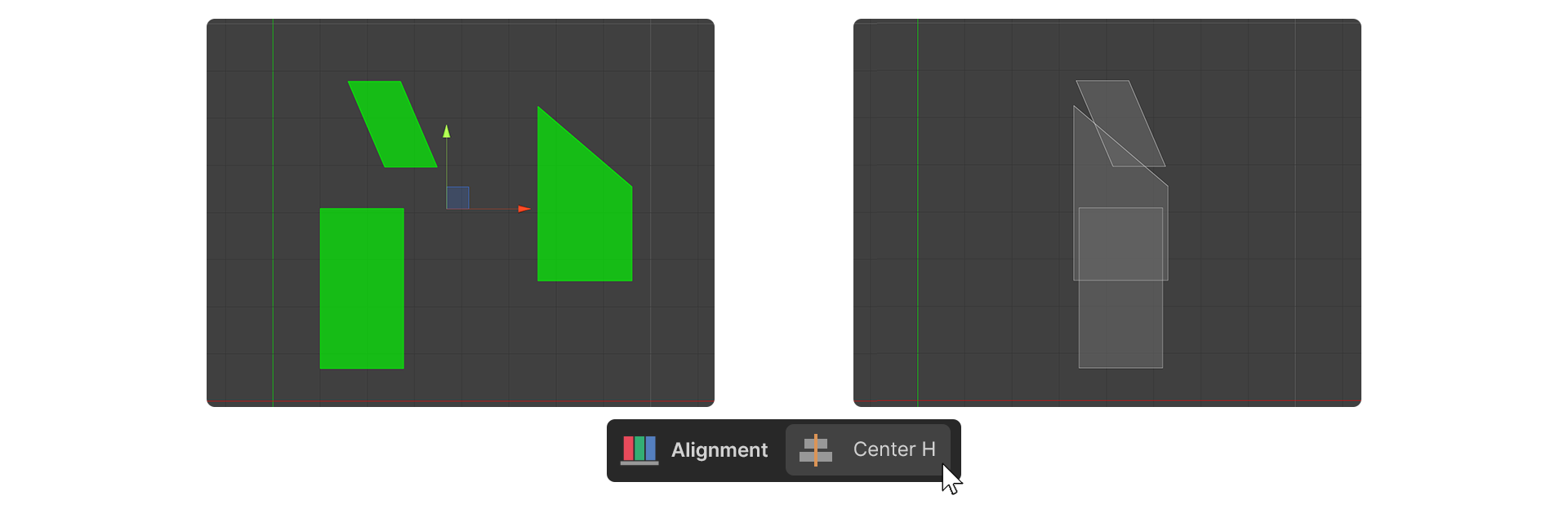 Center H Tool