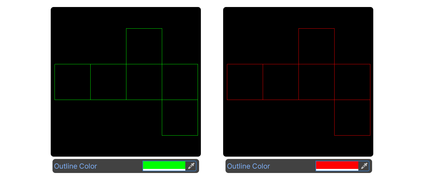 Export Tool Outline Color